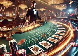 Live dealer studio at mawartoto.com with professional camera setup for Andar Bahar and Teen Patti